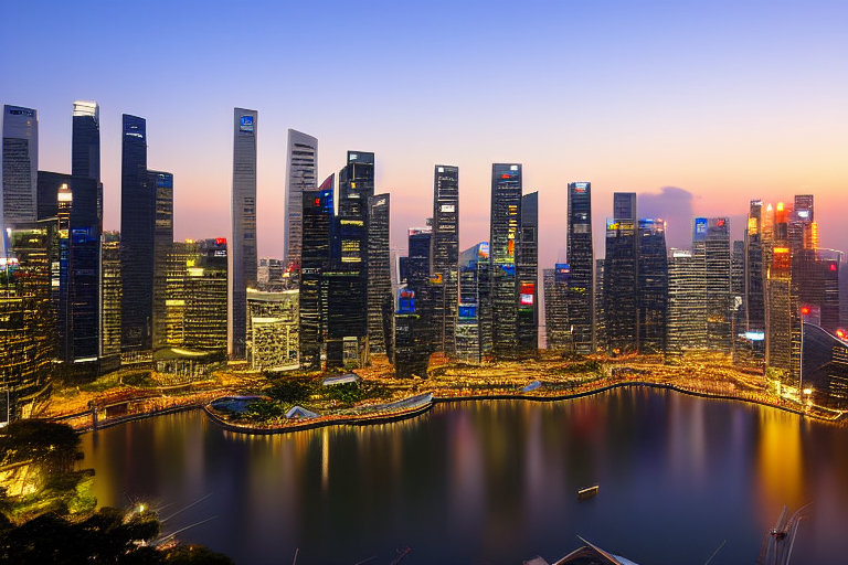 South-East Asia skyline